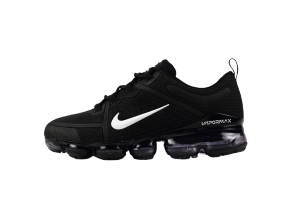 נעלי נייק-NIKE AIR VAPROMAX 2019 - BLACK-WHITE LOGO