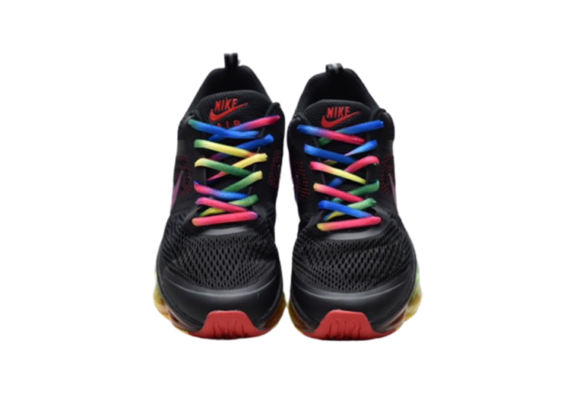 ⁦נעלי נייק-NIKE AIR VAPROMAX 2019 - BLACK-YELLOW-RED⁩ – תמונה ⁦4⁩