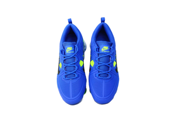 ⁦נעלי נייק-NIKE AIR VAPROMAX 2019 - BLUE-BITTER LIME⁩ – תמונה ⁦3⁩