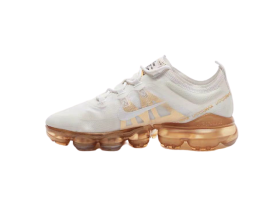 נעלי נייק-NIKE AIR VAPROMAX 2019 - CIGAR-WHITE LOGO