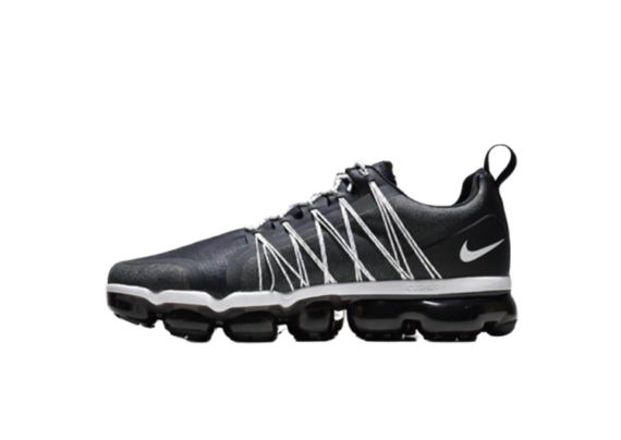 נעלי נייק-NIKE AIR VAPROMAX 2019 - DARK GRAY - WHITE LOGO