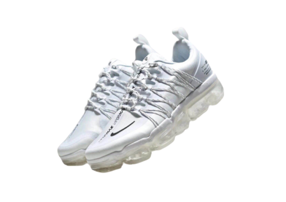 ⁦נעלי נייק-NIKE AIR VAPROMAX 2019 - FULL WHITE - BLACK LOGO⁩ – תמונה ⁦6⁩