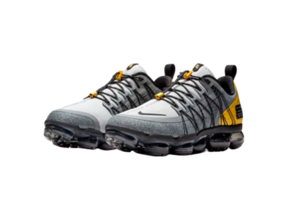 ⁦נעלי נייק-NIKE AIR VAPROMAX 2019 - LIGHT GRAY - YELLOW⁩ – תמונה ⁦4⁩