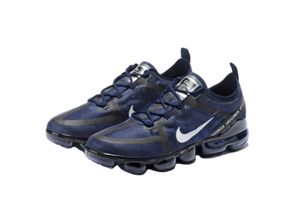 ⁦נעלי נייק-NIKE AIR VAPROMAX 2019 - NAVE BLUE-WHITE LOGO⁩ – תמונה ⁦2⁩