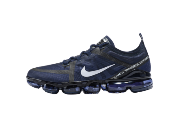 נעלי נייק-NIKE AIR VAPROMAX 2019 - NAVE BLUE-WHITE LOGO