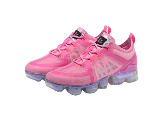 ⁦נעלי נייק-NIKE AIR VAPROMAX 2019 - PINK-WHITE LOGO⁩ – תמונה ⁦2⁩