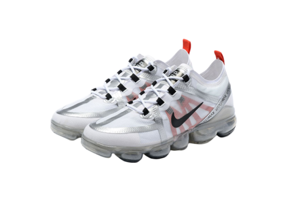 ⁦נעלי נייק-NIKE AIR VAPROMAX 2019 - SILVER-BLACK-WHITE⁩ – תמונה ⁦2⁩