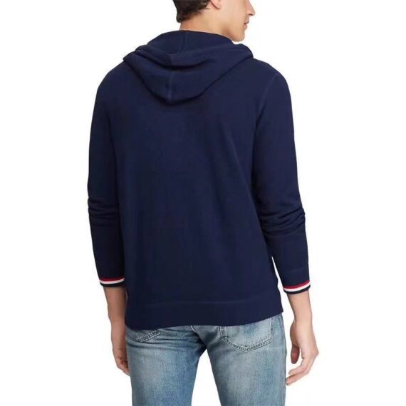 ⁦ראלף לורן-RL MEN’S JACKET HOODIES BLUE⁩ – תמונה ⁦3⁩