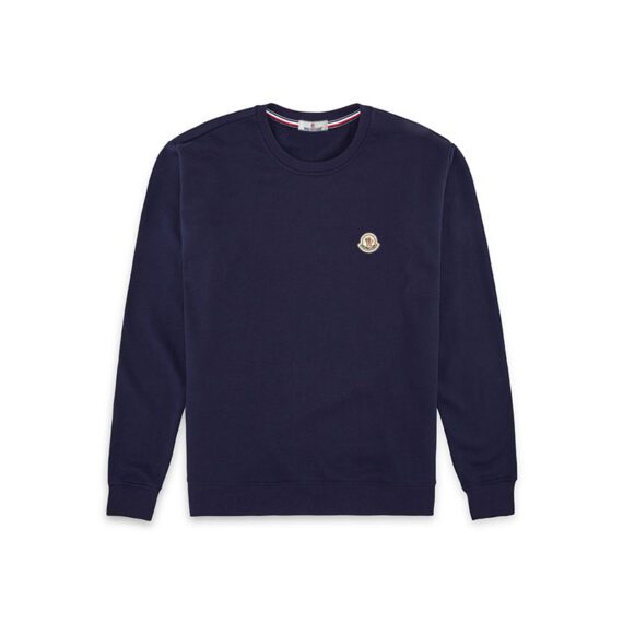 MONCLER SWEATER MEN BLACK AND BLUE  