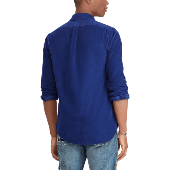 ⁦ראלף לורן-RL SHIRT MEN'S LONG BLUE⁩ – תמונה ⁦4⁩