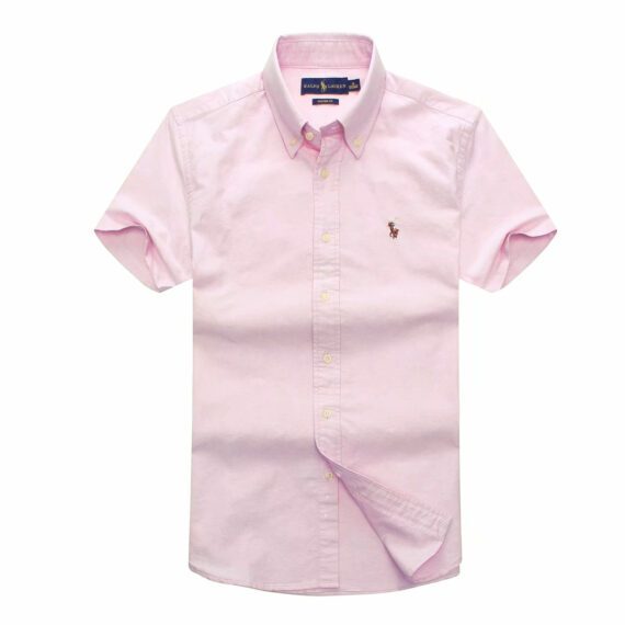 ראלף לורן-RL SHIRT MEN'S SHORT PINK