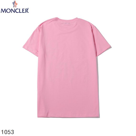 ⁦MONCLER SHORT MEN T-SHIRT PINK⁩ – תמונה ⁦2⁩