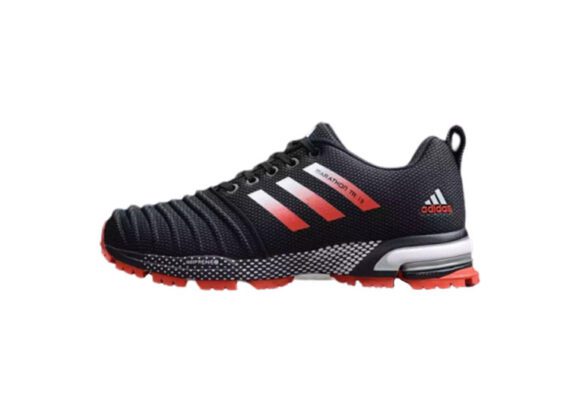 נעלי אדידס-ADIDAS AeroBounce – Black Pearl-Persian Red