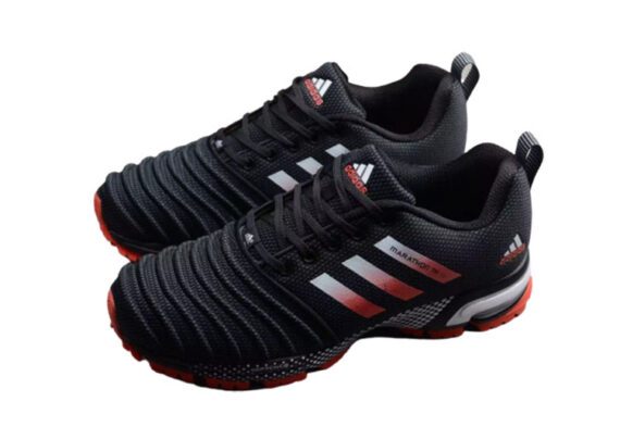 ⁦נעלי אדידס-ADIDAS AeroBounce – Black Pearl-Persian Red⁩ – תמונה ⁦3⁩