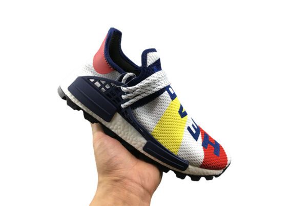 ⁦נעלי אדידס-ADIDAS Human Race Running Shoes –Wattle-Midnight Blue⁩ – תמונה ⁦5⁩