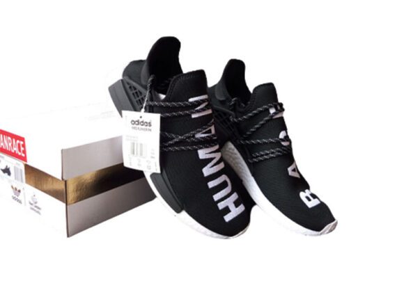 ⁦נעלי אדידס-ADIDAS NMD Human Race Series – Full Black⁩ – תמונה ⁦4⁩