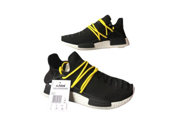 ⁦נעלי אדידס-ADIDAS NMD Human Race Series – Black & Yellow⁩ – תמונה ⁦3⁩