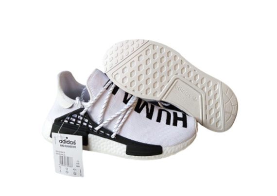 נעלי אדידס-ADIDAS NMD Human Race Series – Full White