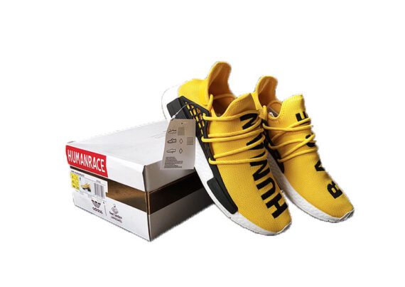 ⁦נעלי אדידס-ADIDAS NMD Human Race Series – Yellow⁩ – תמונה ⁦5⁩