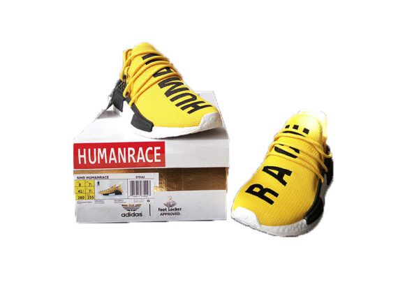 ⁦נעלי אדידס-ADIDAS NMD Human Race Series – Yellow⁩ – תמונה ⁦4⁩