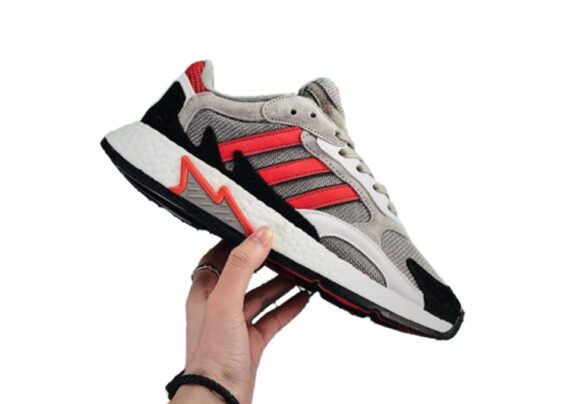 ⁦נעלי אדידס-ADIDAS Tresc Run –Dove Grey-Brick Red⁩ – תמונה ⁦4⁩