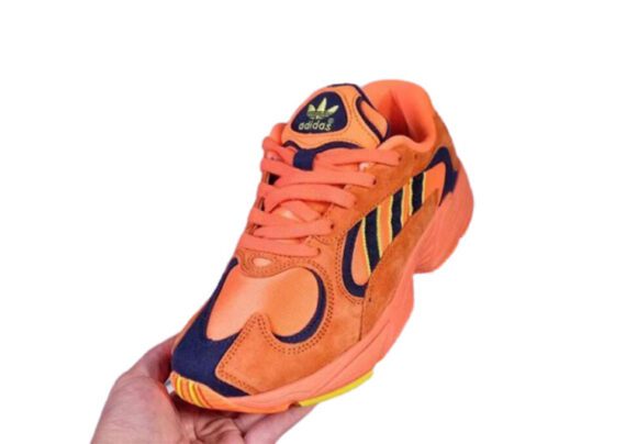 ⁦נעלי אדידס-ADIDAS YUNG-1 – ORG & Nave-Blue⁩ – תמונה ⁦3⁩