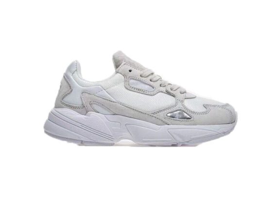 ⁦נעלי אדידס-ADIDAS YUNG-1 –  White - Light Gray⁩ – תמונה ⁦2⁩