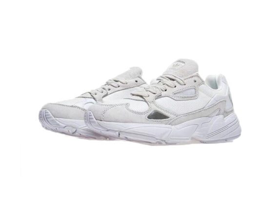 ⁦נעלי אדידס-ADIDAS YUNG-1 –  White - Light Gray⁩ – תמונה ⁦3⁩