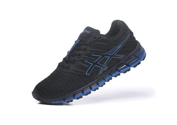 נעלי אסיקס-ASICS - Black & Blue Border