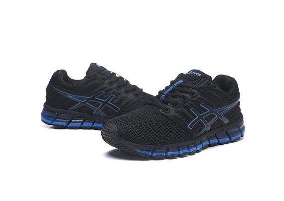 ⁦נעלי אסיקס-ASICS - Black & Blue Border⁩ – תמונה ⁦5⁩