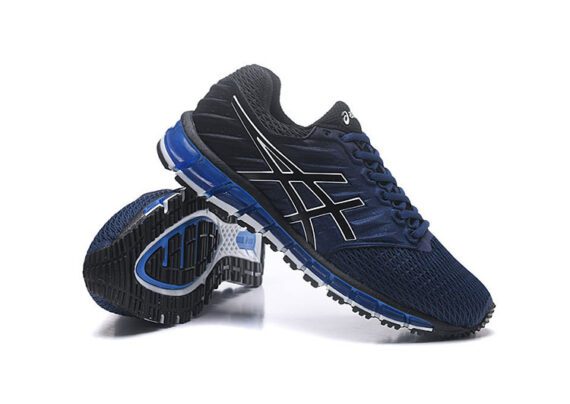 ⁦נעלי אסיקס-ASICS - Black & Dark-Blue Border⁩ – תמונה ⁦5⁩