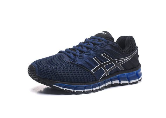 ⁦נעלי אסיקס-ASICS - Black & Dark-Blue Border⁩ – תמונה ⁦3⁩