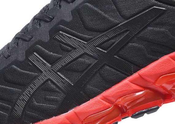 ⁦נעלי אסיקס-ASICS - Black & Dark Red⁩ – תמונה ⁦12⁩