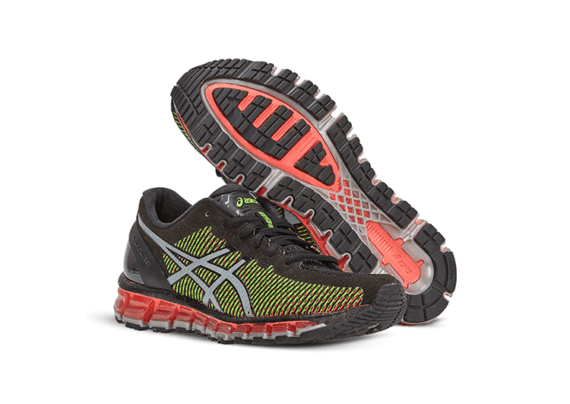 ⁦נעלי אסיקס-ASICS - Black & Green Gray Border⁩ – תמונה ⁦3⁩