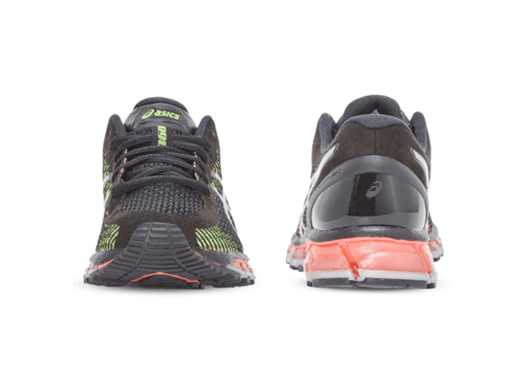 ⁦נעלי אסיקס-ASICS - Black & Green Gray Border⁩ – תמונה ⁦6⁩