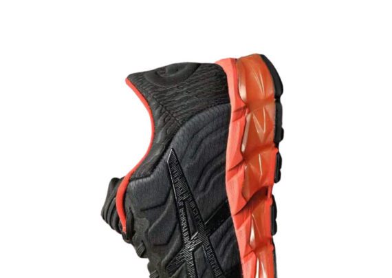 ⁦נעלי אסיקס-ASICS - Black & Light Red⁩ – תמונה ⁦6⁩