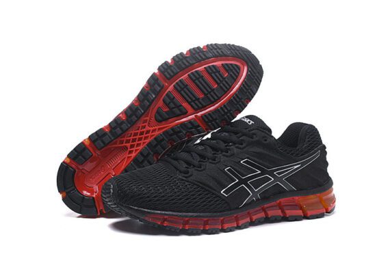 ⁦נעלי אסיקס-ASICS - Black & Red⁩ – תמונה ⁦6⁩