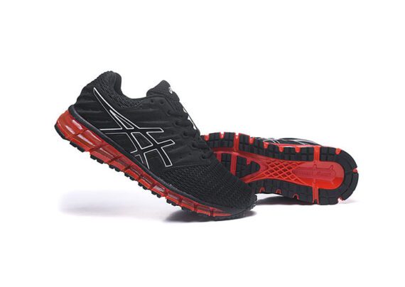 ⁦נעלי אסיקס-ASICS - Black & Red⁩ – תמונה ⁦7⁩