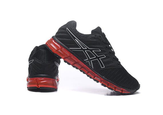 ⁦נעלי אסיקס-ASICS - Black & Red⁩ – תמונה ⁦8⁩