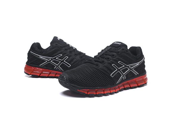 ⁦נעלי אסיקס-ASICS - Black & Red⁩ – תמונה ⁦4⁩