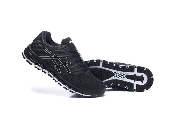 ⁦נעלי אסיקס-ASICS - Black & White Border⁩ – תמונה ⁦3⁩