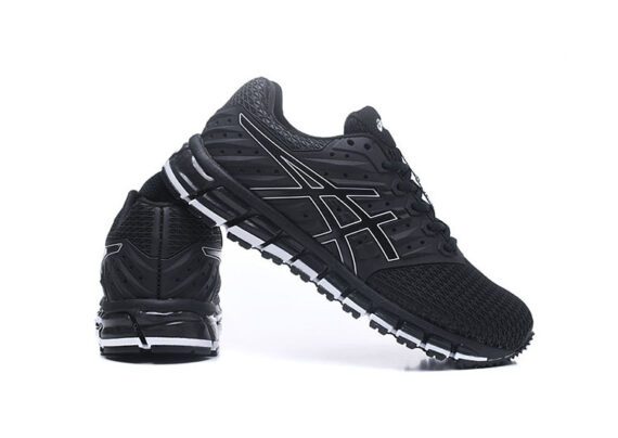 ⁦נעלי אסיקס-ASICS - Black & White Border⁩ – תמונה ⁦4⁩