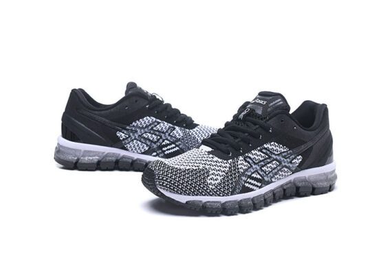 ⁦נעלי אסיקס-ASICS - Black - White - Gray⁩ – תמונה ⁦2⁩