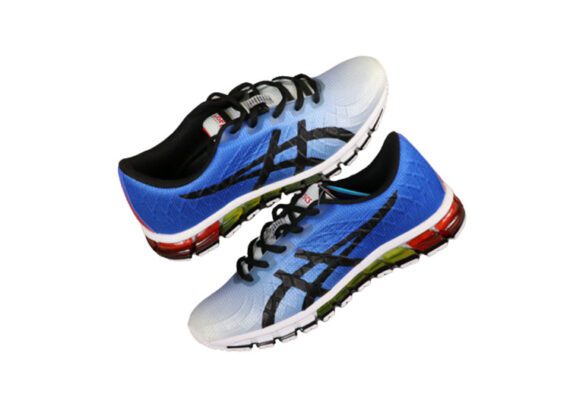 ⁦נעלי אסיקס-ASICS - Blue & White⁩ – תמונה ⁦4⁩