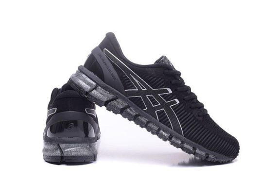 ⁦נעלי אסיקס-ASICS - CM -Black & Silver⁩ – תמונה ⁦3⁩