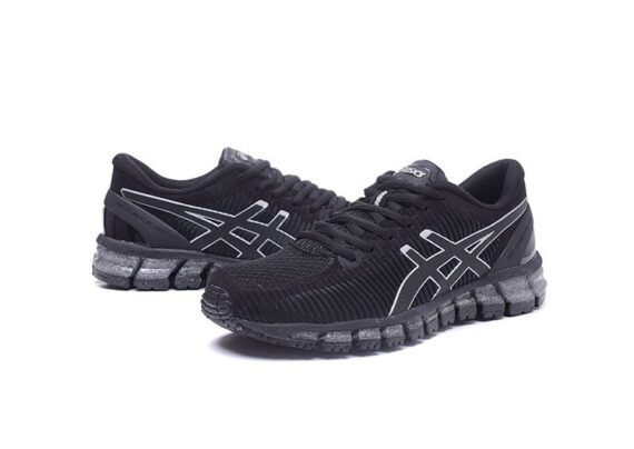 ⁦נעלי אסיקס-ASICS - CM -Black & Silver⁩ – תמונה ⁦2⁩