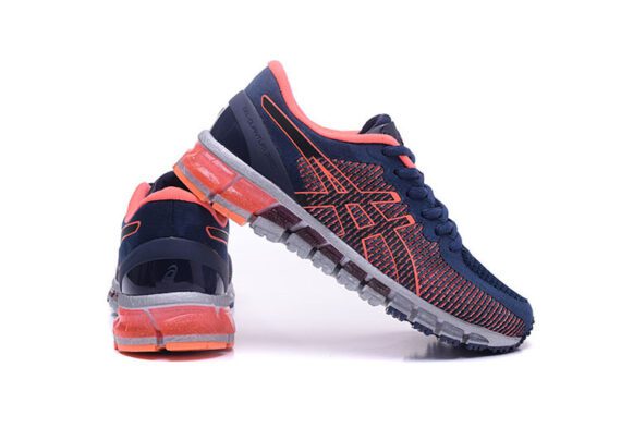 ⁦נעלי אסיקס-ASICS - Dark Blue ORG Red⁩ – תמונה ⁦3⁩