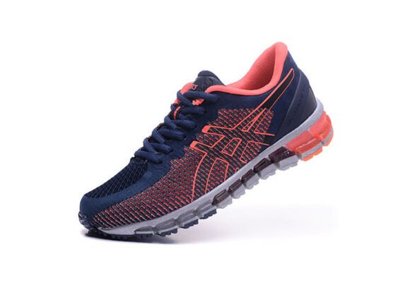 נעלי אסיקס-ASICS - Dark Blue ORG Red