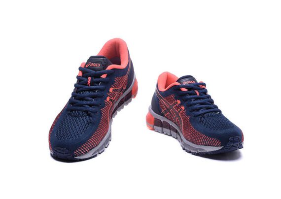 ⁦נעלי אסיקס-ASICS - Dark Blue ORG Red⁩ – תמונה ⁦4⁩