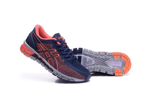 ⁦נעלי אסיקס-ASICS - Dark Blue ORG Red⁩ – תמונה ⁦6⁩